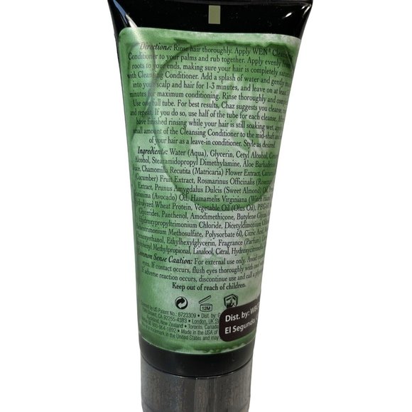 WEN by Chaz Dean Cucumber Aloe Cleansing Hair Conditioner 2 oz Travel Size New - Picture 4 of 4